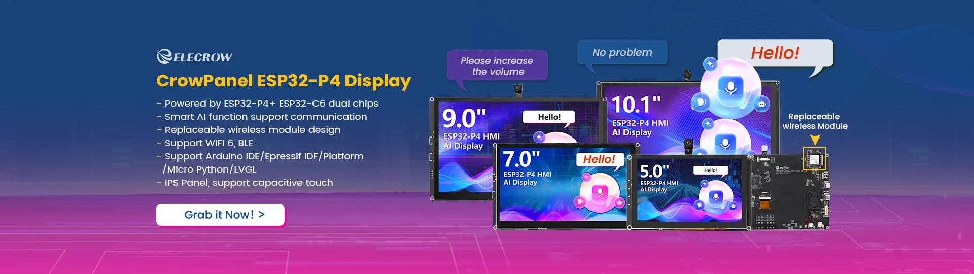 ESP32-P4 HMI Display