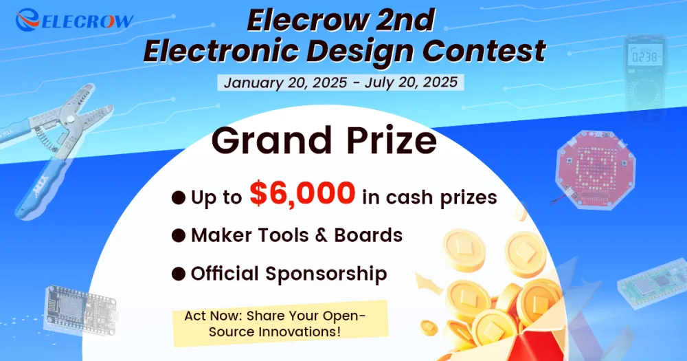 Elecrow 2nd Electronic Design Contest