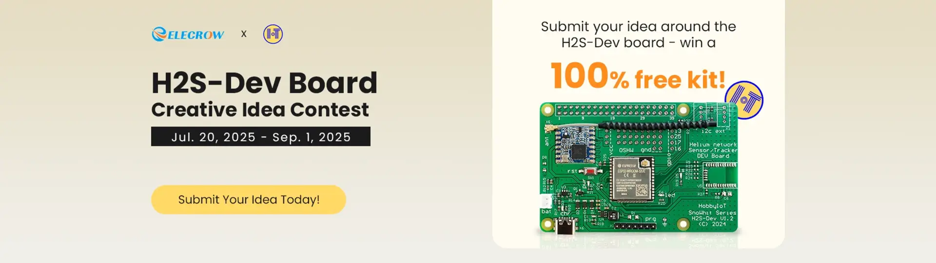 Elecrow Sponsorship: We'd like to sponsor you to get closer to your dreams