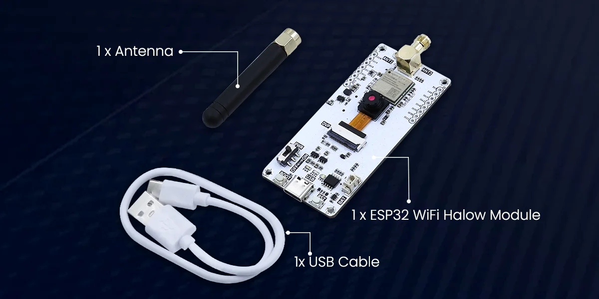 Package_list_of_ESP32_Wi-Fi_Halow_Module