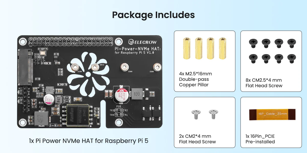 Package_list_of_Pi_Power_NVMe_HAT_for_RPi5