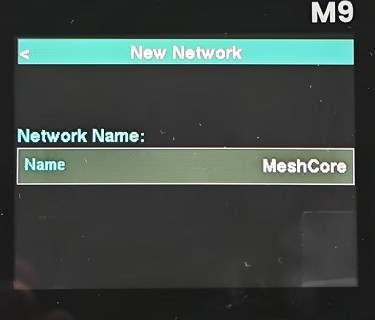 Set the network name